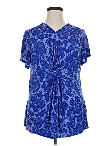 Daisy Fuentes Short Sleeve Blouse (view 1)