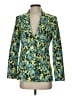 Alice + Olivia Floral Teal Blazer Size 4 - photo 1