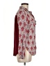 Porridge Chevron-herringbone Red Long Sleeve Blouse Size Med (2) - photo 4
