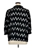 NY Collection 100% Polyester Chevron-herringbone Black 3/4 Sleeve Blouse Size 1X - photo 2