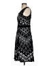 Ellen Tracy Graphic Black Cocktail Dress Size 2 - photo 5