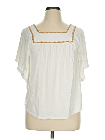Garnet Hill Short Sleeve Blouse (view 1)