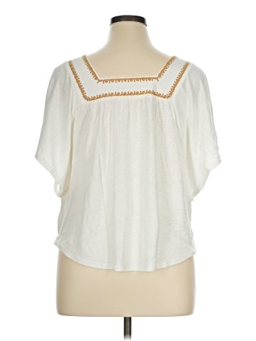 Garnet Hill Short Sleeve Blouse (view 2)