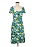 Boden Tropical Blue Casual Dress Size 6 - photo 1