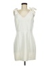 Express Solid Ivory Cocktail Dress Size M - photo 1