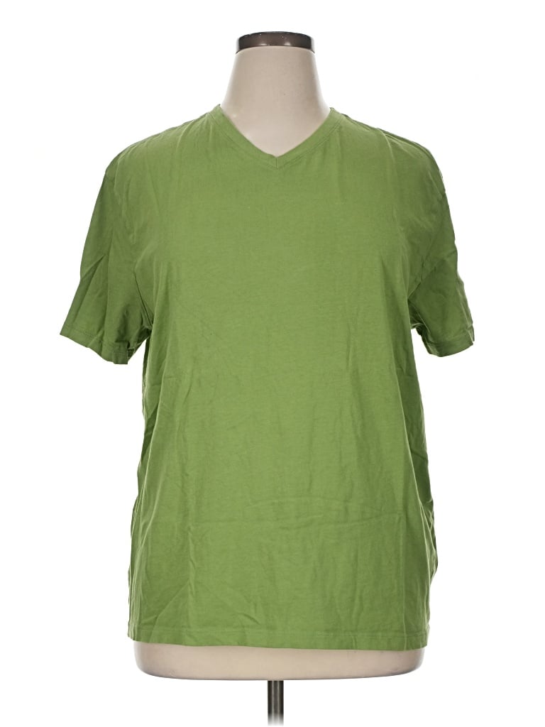 Pre-owned Banana Republic Short Sleeve T-shirt In Green