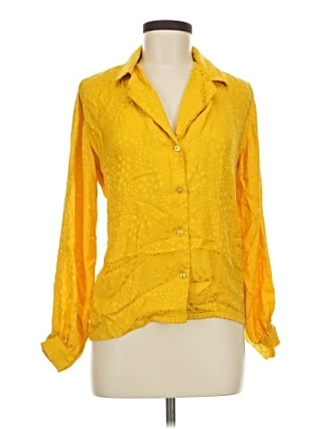 Assorted Brands Long Sleeve Silk Top (view 1)