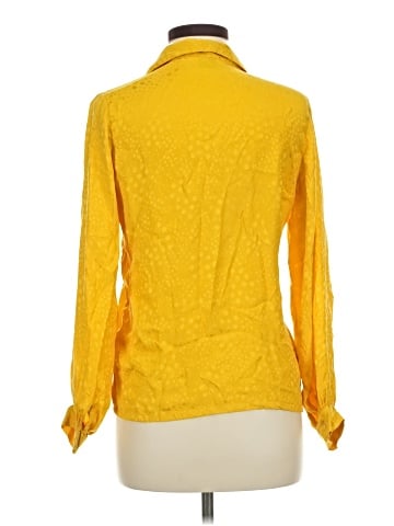 Assorted Brands Long Sleeve Silk Top (view 2)