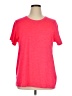 Be Inspired 100% Polyester Red Short Sleeve Top Size 1X - photo 1