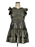 Zac Posen Metallic Gray Cocktail Dress Size 16 - photo 1
