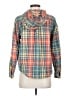 L.L.Bean 100% Cotton Plaid Orange Windbreaker Size S - photo 2