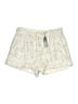 Express 100% Polyester Tweed Ivory Shorts Size 10 - photo 1