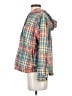 L.L.Bean 100% Cotton Plaid Orange Windbreaker Size S - photo 5