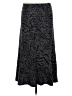 Ashley Blue Animal Print Black Gray Casual Skirt Size M - photo 2