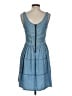 Alya Polka Dots Blue Casual Dress Size S - photo 2