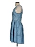 Alya Polka Dots Blue Casual Dress Size S - photo 5