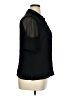 Jaclyn Smith 100% Polyester Black Short Sleeve Blouse Size XL - photo 4