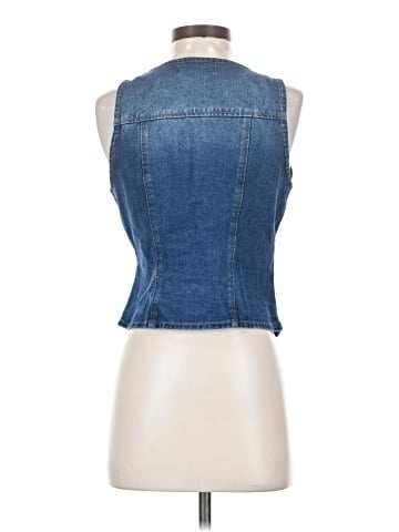 Allegra K Denim Vest (view 2)
