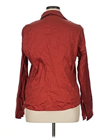 Cato 3/4 Sleeve Button-Down Shirt (view 2)