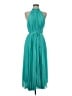 Milly 100% Polyester Teal Cocktail Dress Size 8 - photo 1