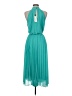 Milly 100% Polyester Teal Cocktail Dress Size 8 - photo 2