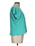 Talbots 100% Cotton Teal Short Sleeve Top Size L (petite) - photo 4