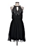 Verty 100% Polyester Stars Black Cocktail Dress Size L - photo 1