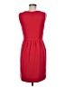 J.Crew 100% Polyester Solid Red Casual Dress Size 6 - photo 2