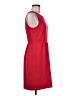 J.Crew 100% Polyester Solid Red Casual Dress Size 6 - photo 4
