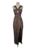 Saylor Brown Cocktail Dress Size S - photo 1