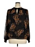 CAbi 100% Polyester Black Long Sleeve Blouse Size XL - photo 1