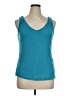 Boden Teal Tank Top Size 14 - photo 1