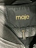 Maje 100% Cotton Black Jacket Size 10 - photo 6