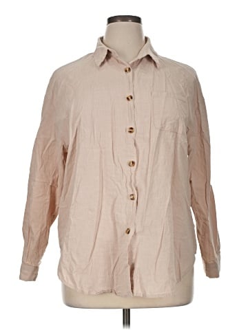 HOTOUCH Long Sleeve Button-Down Shirt (view 1)