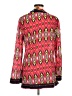 Tory Burch 100% Cotton Red Long Sleeve Blouse Size 8 - photo 2