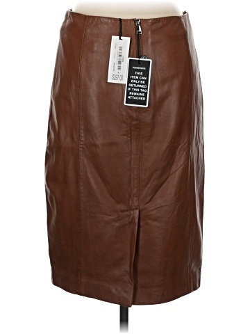 DANIER Faux Leather Skirt (view 2)