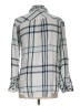 Rails 100% Rayon Plaid Silver Long Sleeve Button-Down Shirt Size L - photo 2