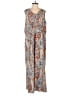 Unbranded 100% Polyester Paisley Blue Pink Jumpsuit Size XXL - photo 1