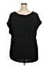 Torrid Floral Multi Color Black Short Sleeve Top Size 2X Plus (2) - photo 2