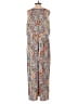 Unbranded 100% Polyester Paisley Blue Pink Jumpsuit Size XXL - photo 2