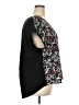 Torrid Floral Multi Color Black Short Sleeve Top Size 2X Plus (2) - photo 4