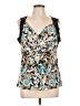 Christopher & Banks Teal Sleeveless Blouse Size L - photo 1