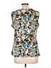 Christopher & Banks Teal Sleeveless Blouse Size L - photo 2