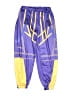 Unbranded 100% Polyester Color Block Purple Track Pants Size 130 cm / US 8 - photo 1