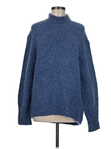 Madewell Wool-Alpaca Blend Boucl&eacute;-Knit Oversized Sweater (view 1)