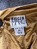 Assorted Brands 100% Polyester Metallic Gold Short Sleeve Blouse Size 12 - photo 7
