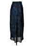 Free People 100% Polyester Print Blue Formal Skirt Size 0 - photo 2