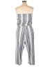 J for Justify Stripes Blue Jumpsuit Size 3X - photo 2