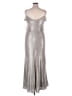 R&M Richards Metallic Silver Gold Cocktail Dress Size 14 - photo 2