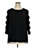 Anne Klein Black 3/4 Sleeve Top Size 1X - photo 1